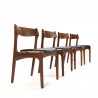Set vintage design stoelen ontwerp Erik Buck