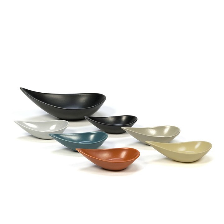 Vintage plateel pindaset