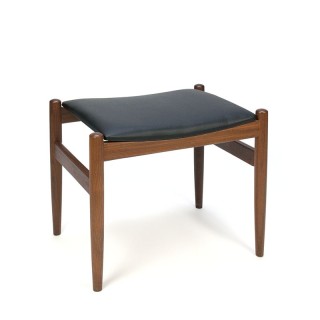 Deense vintage design poef of hocker