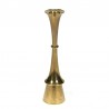 Slim vintage brass candlestick