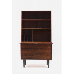 Secretaire/ bookcase in rosewood