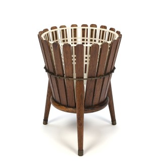 Danish vintage flowerpot holder on tripod