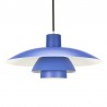 Blue vintage PH 4/3 lamp design Poul Henningsen