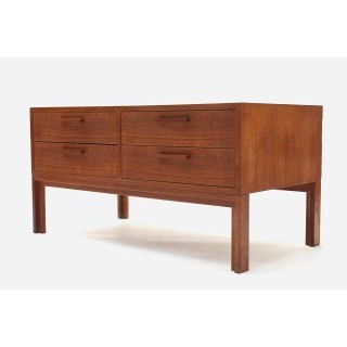 Teakhouten ladekast klein - Retro Studio