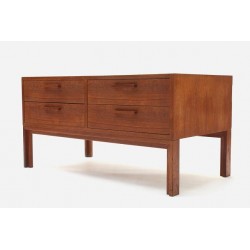 Teak chest of drawers small
