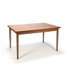 Vintage uitschuifbare Deense eettafel in teak