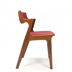 Danish vintage set of 4 Nova design chairs