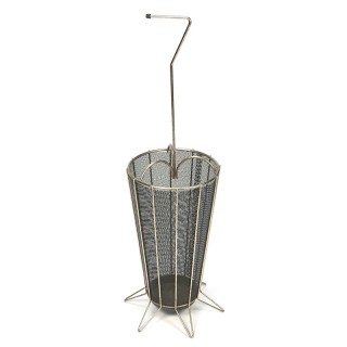Sixties vintage metal umbrella stand