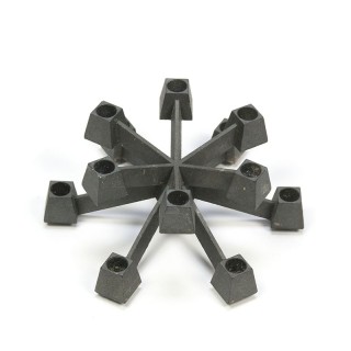 Cast iron design candlestick Paro vintage Danish