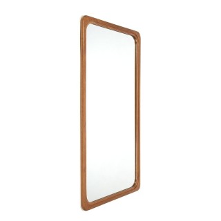 Solid teak large vintage mirror