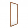 Solid teak large vintage mirror