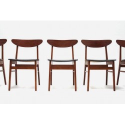 Set van 6 stoelen merk Farstrup