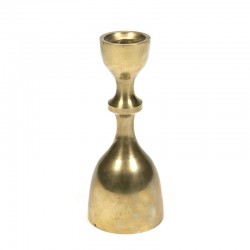Sixties brass vintage candlestick