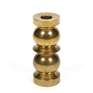 Solid vintage brass candlestick