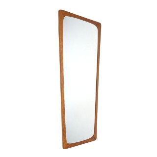 Large vintage Danish teak mirror