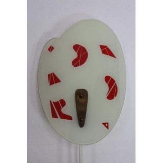 Glazen 50's wandlamp - Retro Studio