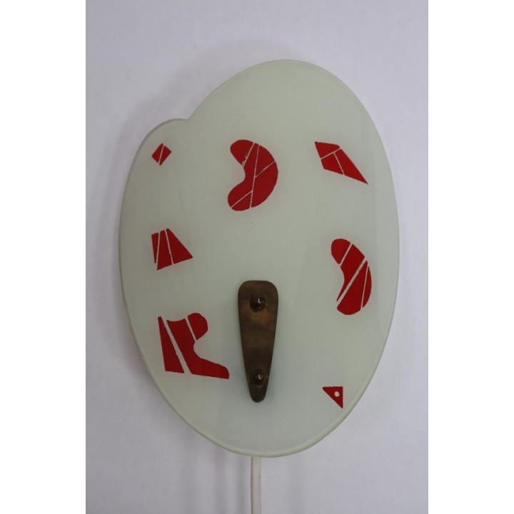 Glass 50's wall lamp - Retro Studio