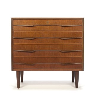 Chest of drawers in teak vintage Danish design