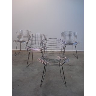 Wire side chairs Harry Bertoia - Retro Studio