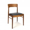Vintage teakhouten design stoel Korup Stolefabrik