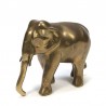 Vintage brass sculpture of an elephant