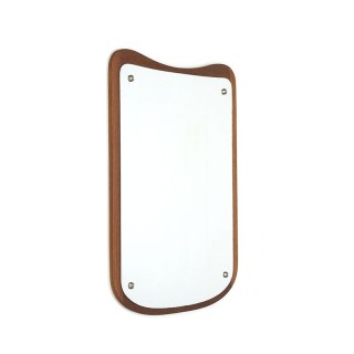 Deense vintage kleine spiegel met organisch detail