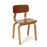 Plywood vintage child's chair from the sixties