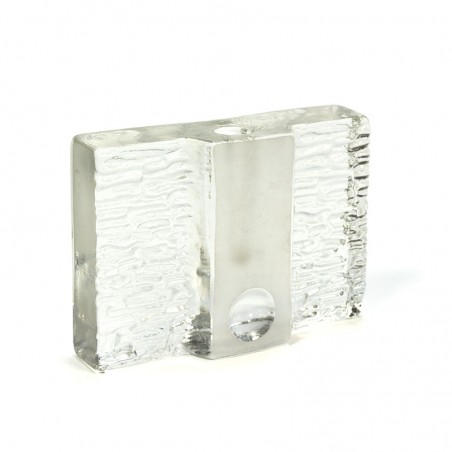 Glass vintage solifleur by Walther design