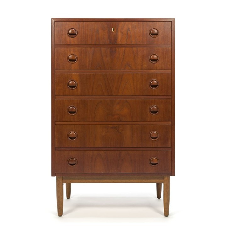 Vintage design ladekast ontwerp Kai Kristiansen