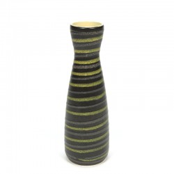Vintage West Germany vase with striped design