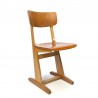 Casala vintage wooden school chair