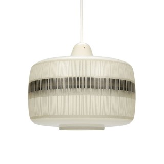 Glazen vijftiger jaren vintage Philips hanglamp