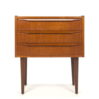 Vintage teak bedside table or hallway furniture Danish