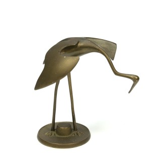 Crane in brass vintage sixties