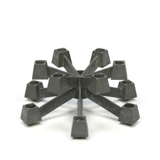 Vintage cast-iron Paro candlestick design Jens Quistgaard