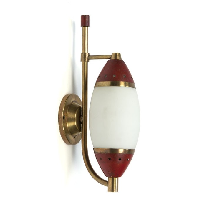 Vintage vijftiger jaren Stilnovo wandlamp