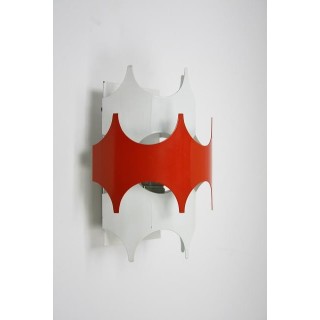 Orange/ white wall lamp - Retro Studio