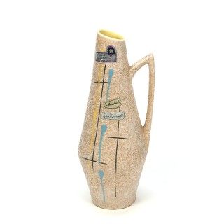 Earthenware vintage Foreign vase from the 50s