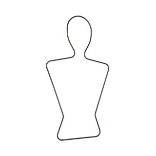 Pop art style clothing hanger from the seventies vintage