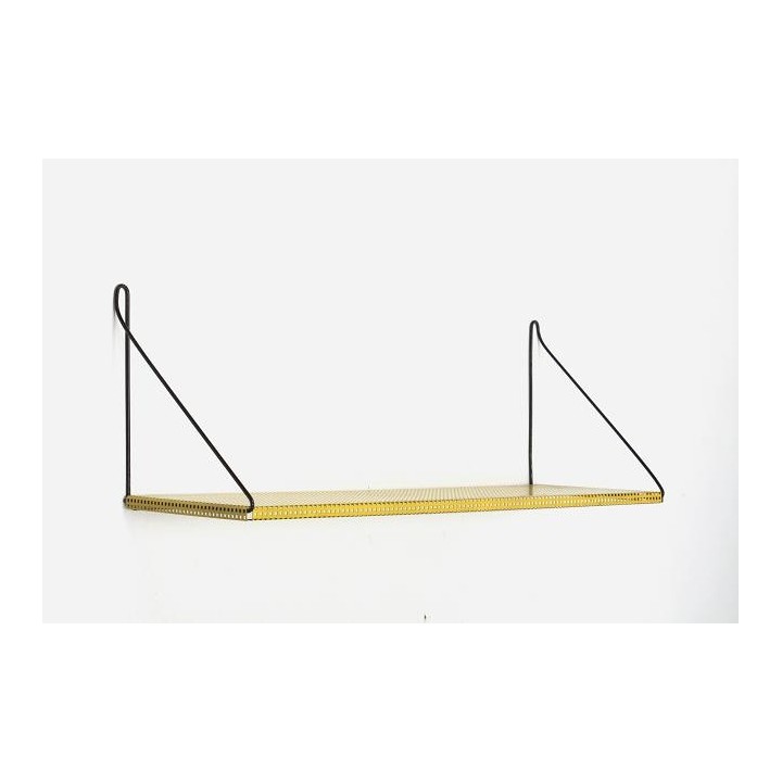 Yellow metal bookshelf Pilastro - Retro Studio