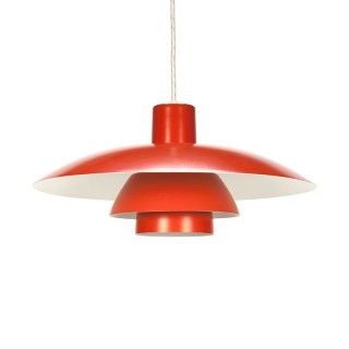 Vintage oranje PH 4/3 design Poul Henningsen