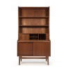 Teak vintage bookcase design Johannes Sorth