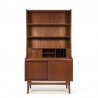Teakhouten vintage boekenkast design Johannes Sorth