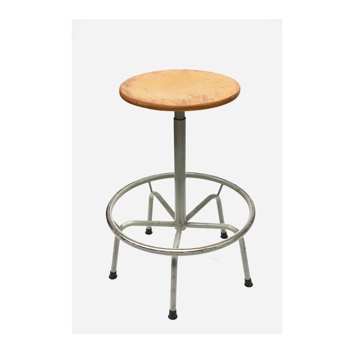 Industrial stool beech - Retro Studio