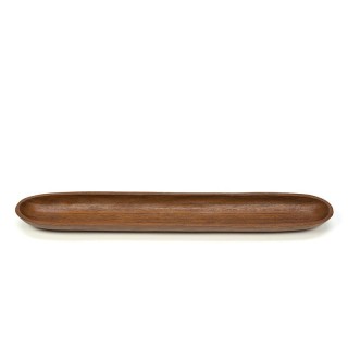 Teak vintage bowl long model