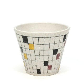 Vintage bloempot merk ADCO serie Picasso