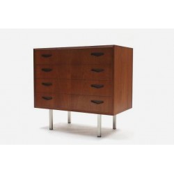 Small teak chest of drawers