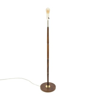 Vintage rosewood floor lamp from Denmark