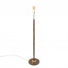 Vintage palissander houten vloerlamp uit Denemarken