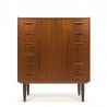 Vintage Danish dresser in teak with 6 drawers